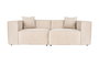 Atelier Del Sofa Sofá Lora 2 Seater Crema 220x108x65 cm